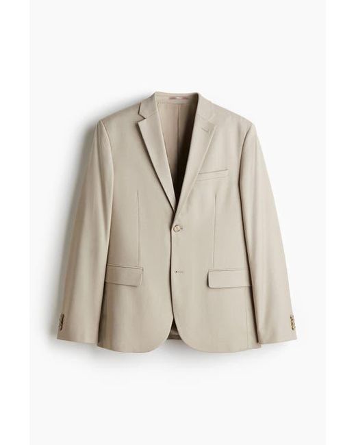H&M Natural Slim Fit Jacket for men