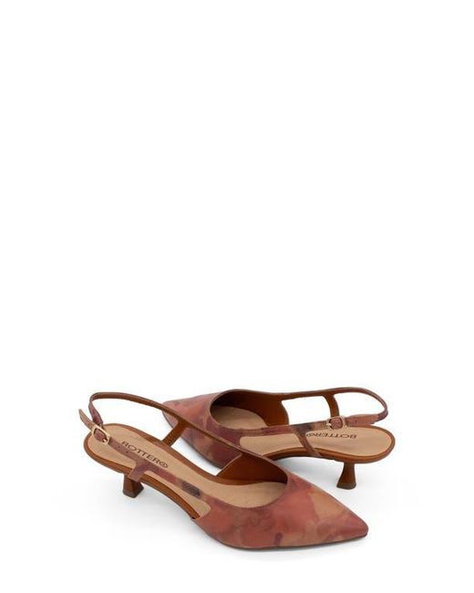 BOTTER Brown Botolivia Legacy Pointed Toe Slingback Pump