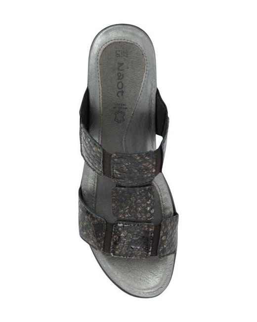 Naot Black Form Sandal