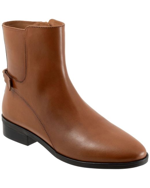 Trotters Brown Annette Bootie