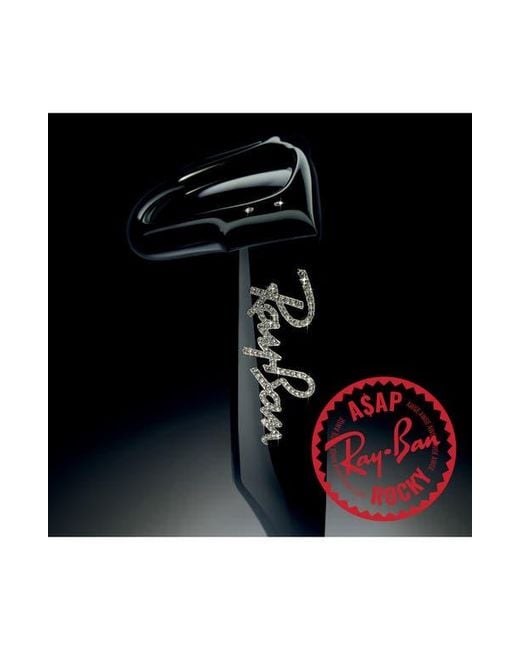 Ray-Ban Black Wayfarer Puffer 47Mm Small Square Sunglasses