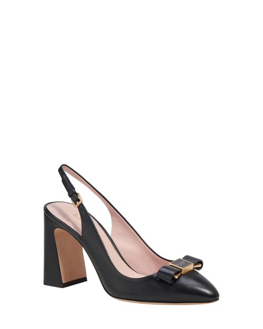 Kate Spade Brown Bowdie Slingback Pump