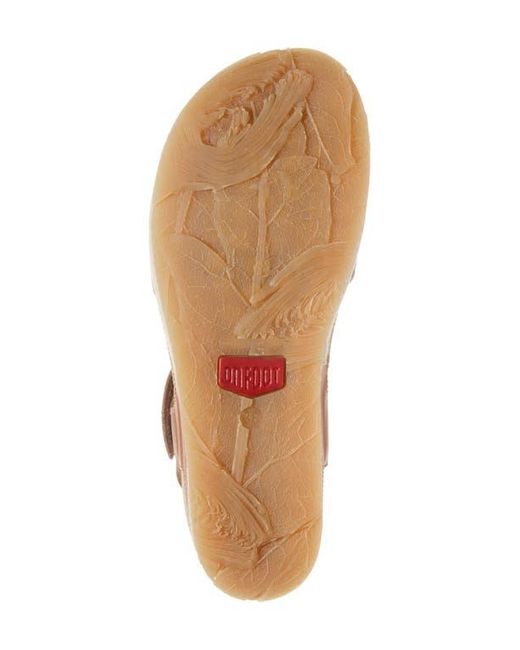 On Foot Brown Platform Sandal