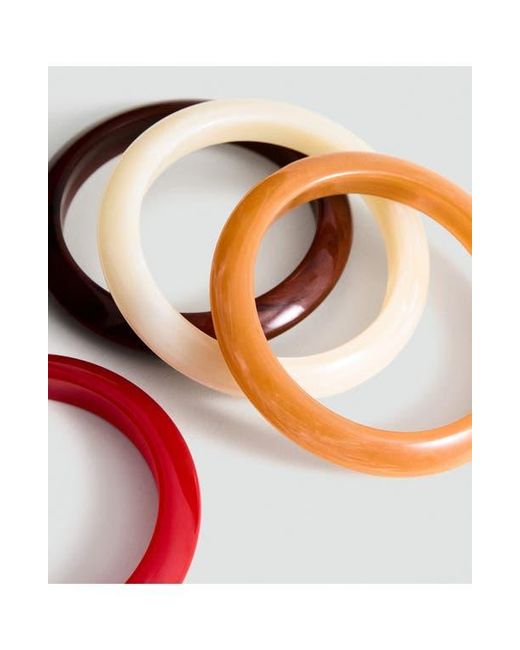 Mango Multicolor 4-Pack Bangle Bracelets