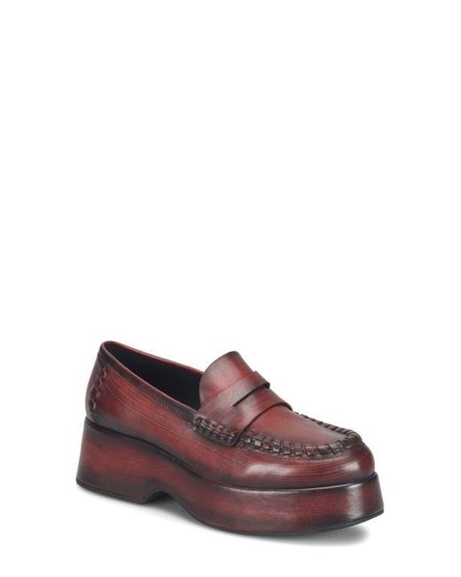 Kork-Ease Purple Pixie Platform Penny Loafer
