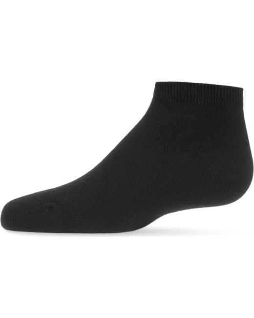 Memoi Black Basic Silky-Soft Gauge Ankle Sock