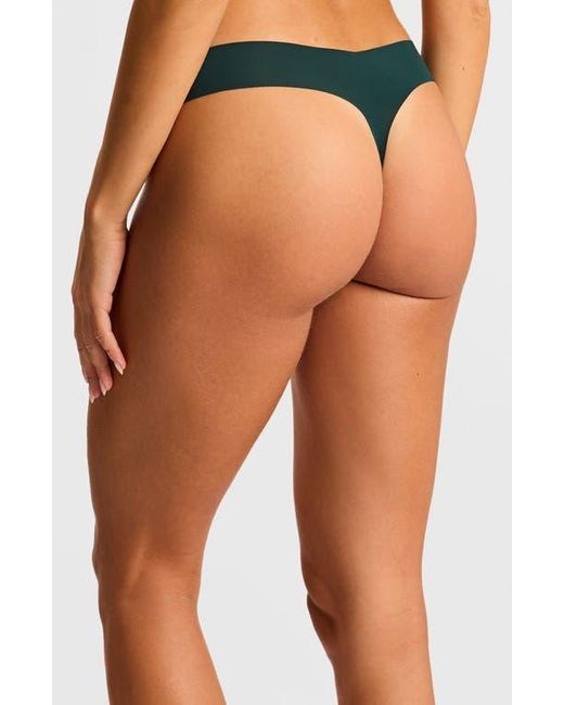 Commando Green Double Take Thong