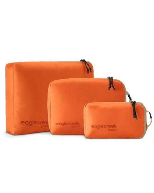 Eagle Creek Orange Pack-It Isolate Cube Set Xs/S/M