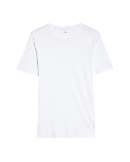 Sunspel White Sea Island Cotton T-Shirt for men