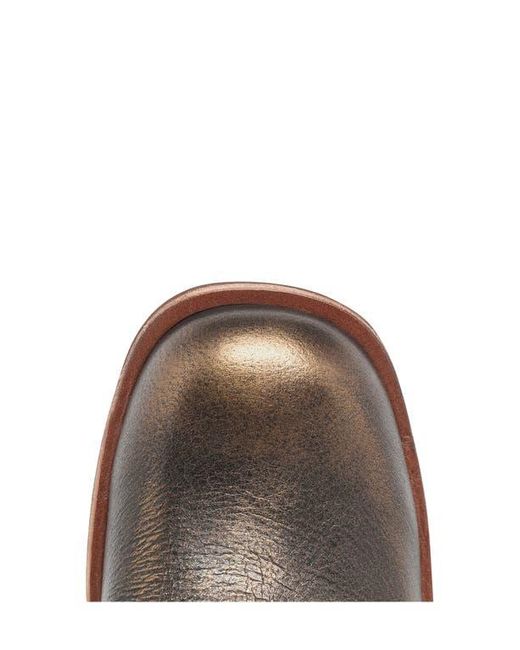 Kork-Ease Brown Leather Chelsea Block-Heel Boots