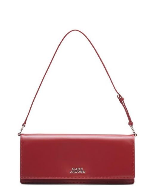 Marc Jacobs Red The Mirror Leather Shoulder Bag