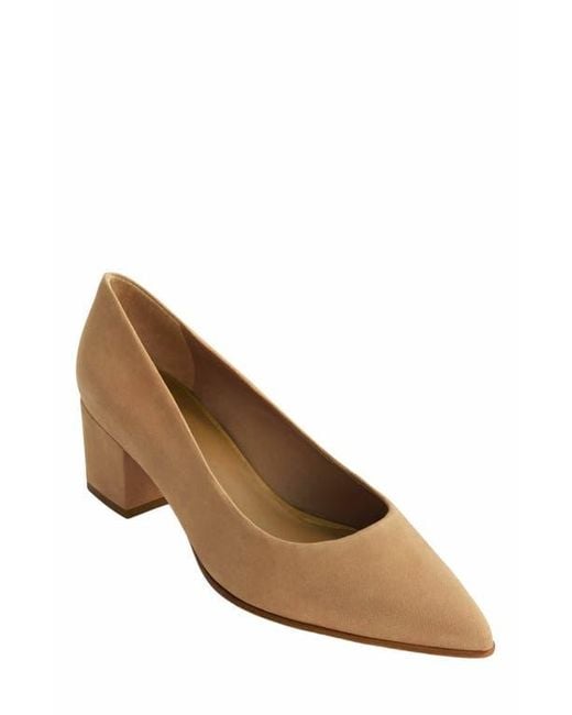 Bernardo Brown Milie Block Heel Pump