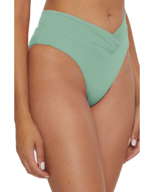 Becca Green Color Code High Waist Bikini Bottoms