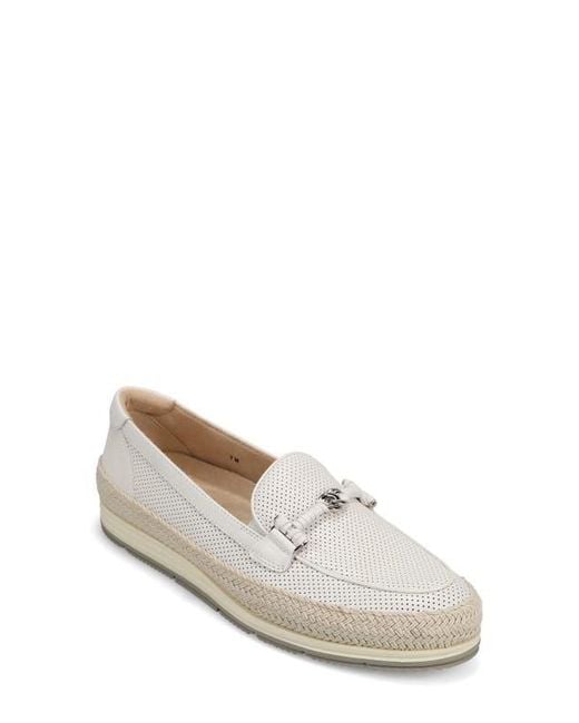 Vaneli White Quarzi Bit Platform Loafer