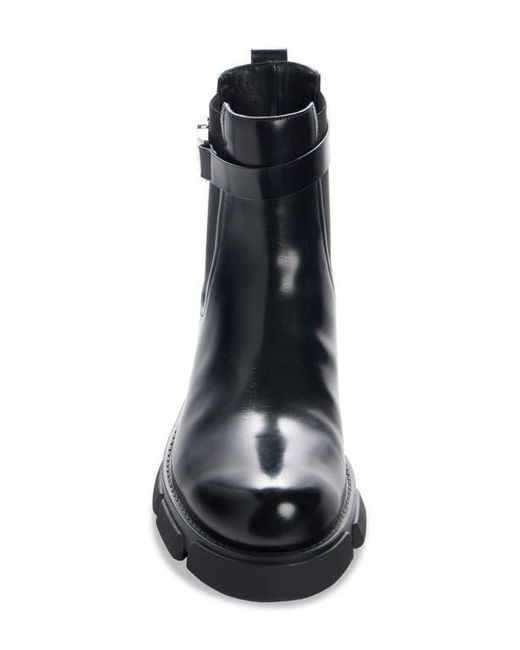 Givenchy Black Terra 4G Buckle Lug Sole Chelsea Boot for men