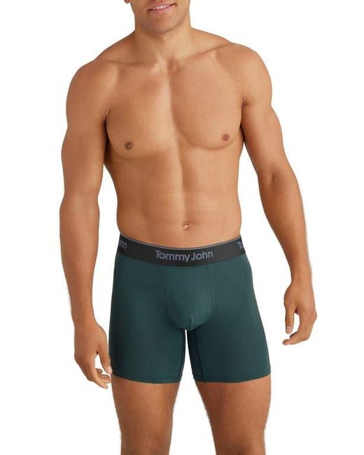 Tommy John Green 3-Pack Second Skin 6-Inch Stretch Modal Boxer Briefs for men