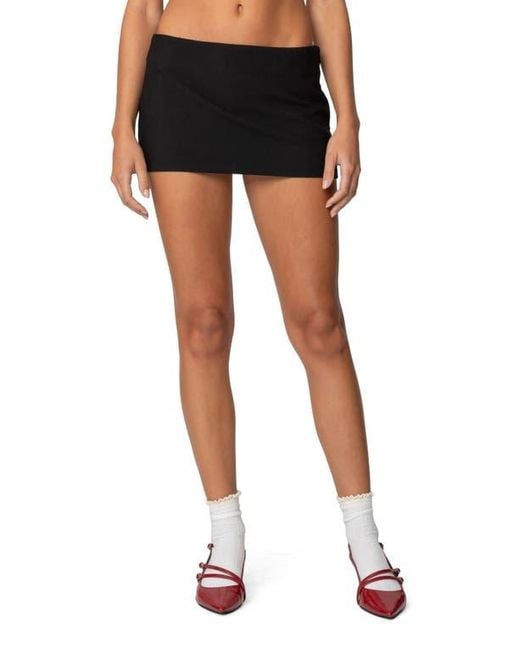 Edikted Black Piper Micro Skort