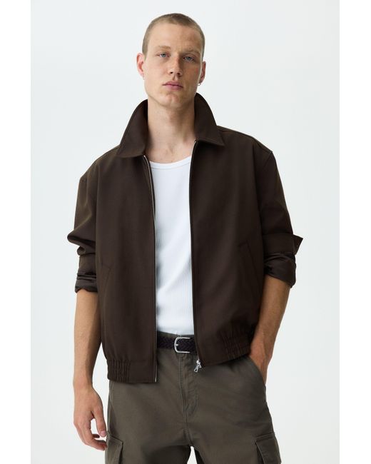 H&M Black Blouson Jacket for men