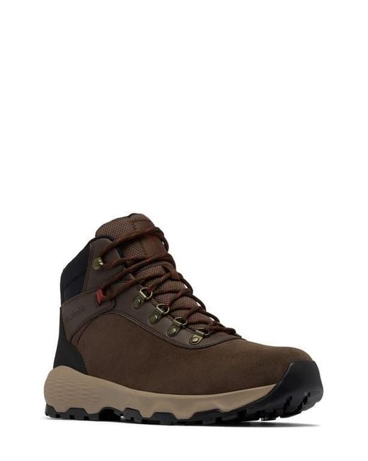 Columbia Brown Newton Wander Waterproof Hiking Boot for men