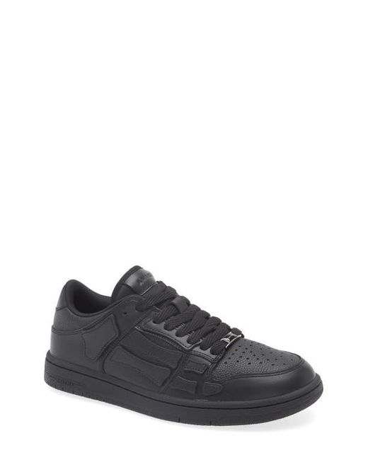 Amiri Black Skeleton Low Top Sneaker for men