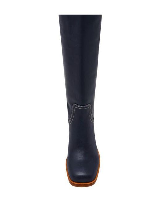 Steve Madden Blue Woodstock Knee High Boot