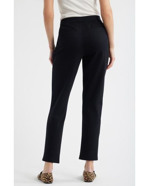 Caslon Black Pull-On Stretch Ponte Cigarette Pants