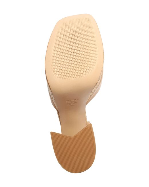 SCHUTZ SHOES Brown Glayce Platform Sandal