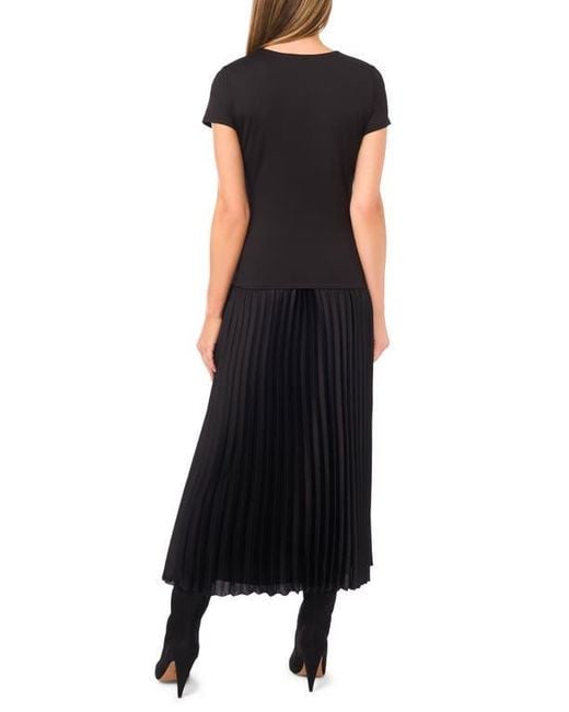 Halogen® Black Rhinestone Compression T-Shirt