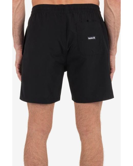 Hurley Black Icon Balboa Board Shorts for men
