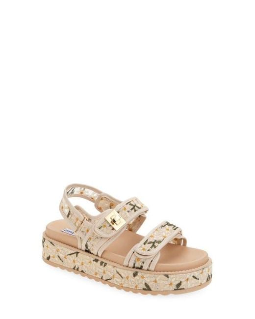 Steve Madden Natural Bigmona Platform Sandal