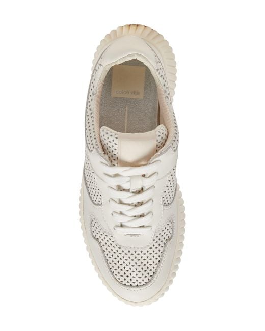 Dolce Vita White Daisha Platform Sneaker