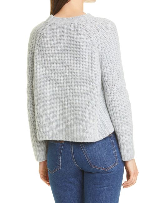 Brock Collection White Sophie Cashmere Sweater