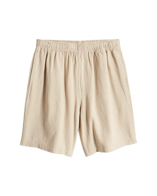 Obey Natural Easy Linen Blend Shorts for men