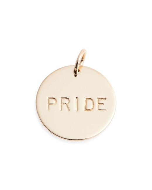 Nashelle White Pride Charm