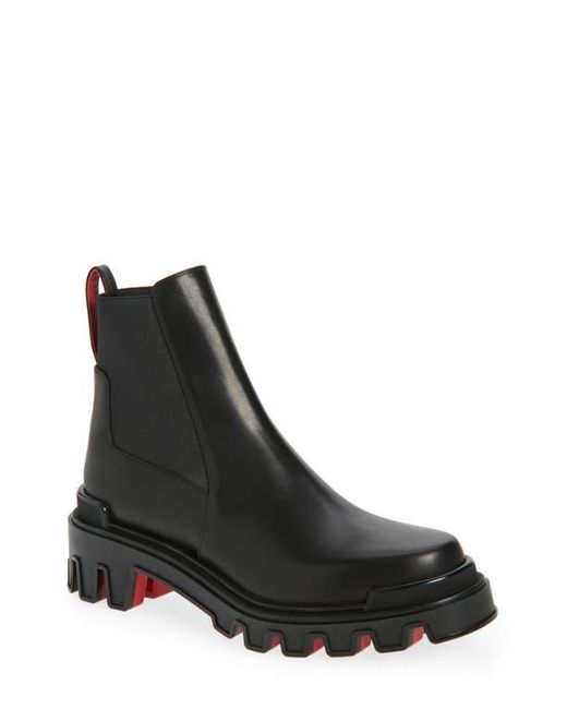 Christian Louboutin Black Machacroche Dune Chelsea Boot for men