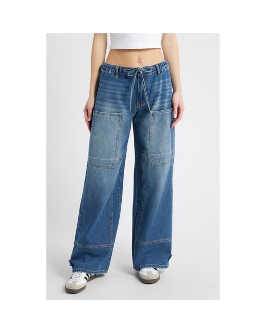 PTCL Blue Sophia High Waist Wide Leg Jeans