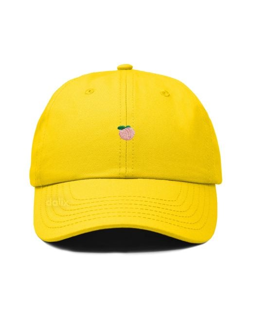 Alix Yellow Lil Peach Dad Cap