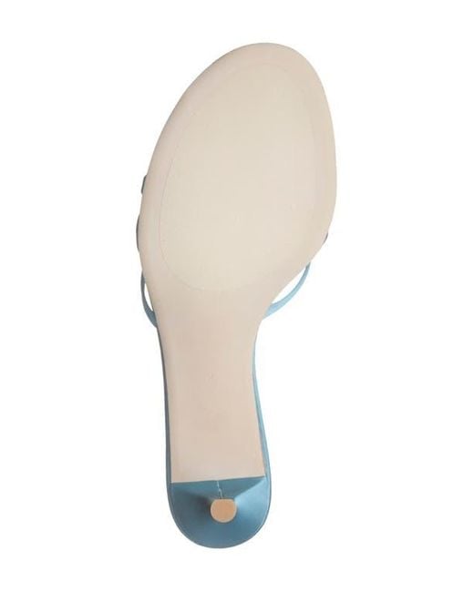Jeffrey Campbell Blue Doretta Kitten Heel Flip Flop