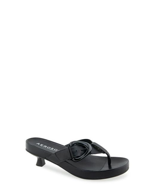 Aerosoles Black Calvin Flip Flop