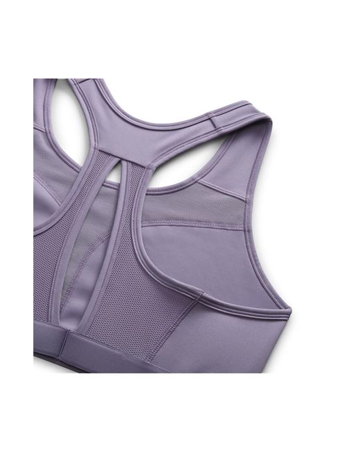 Nike Purple Dri-fit Swish High Support Sports Bra