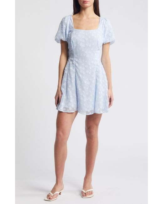 All In Favor Blue Minidress In At Nordstrom, Size Large
