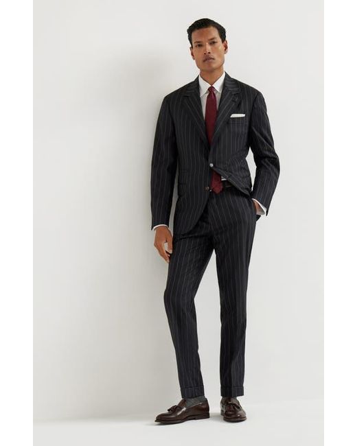 Brunello Cucinelli Blue Virgin Wool Blazer for men