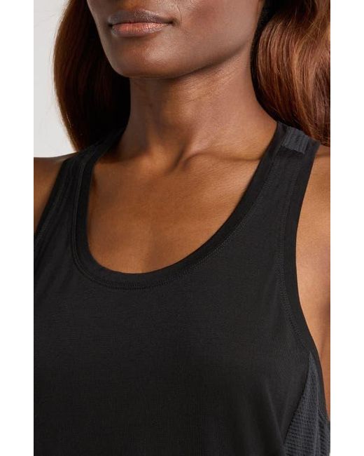 Smartwool Black Active Mesh Racerback Tank