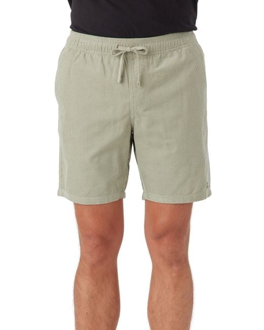 O'neill Sportswear Natural Stretch Corduroy Drawstring Shorts for men