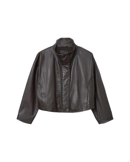 AllSaints Black Ryder Leather Jacket