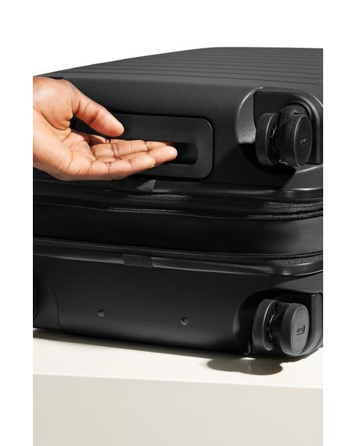 AWAY Black The Bigger Carry-On Flex Suitcase