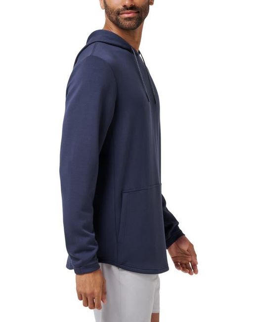 Travis Mathew Blue Fibercloud Hoodie for men