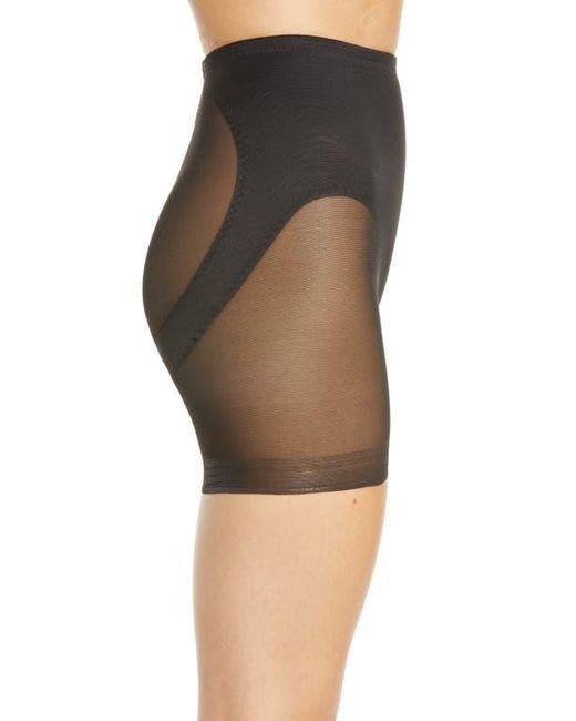 Miraclesuit Black Sexy Sheer Rear Lift Shaping Bike Shorts