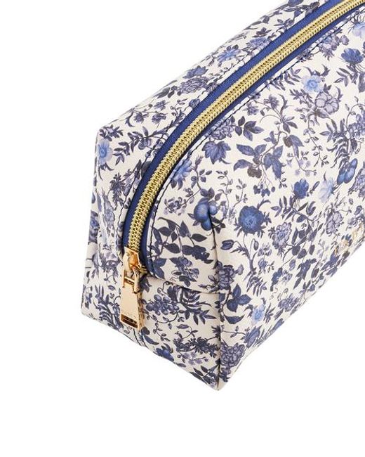 Fable England White Ditsy Small Pouch