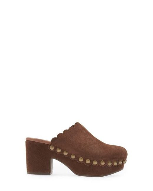 Chocolat Blu Brown Gemini Platform Clog